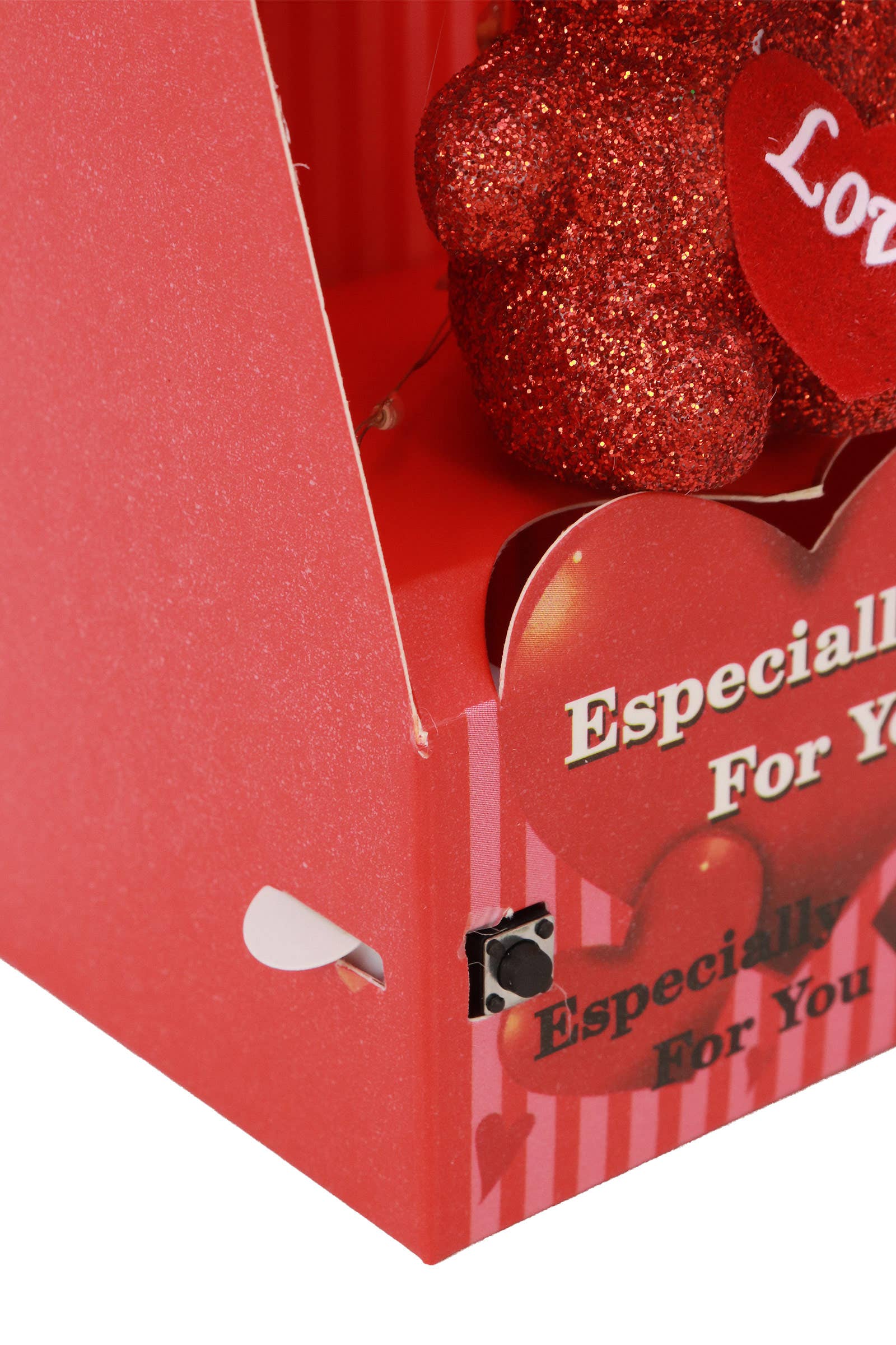 Teddy Bear Galaxy Rose Led Light Heart Gift Box - 6 pcs